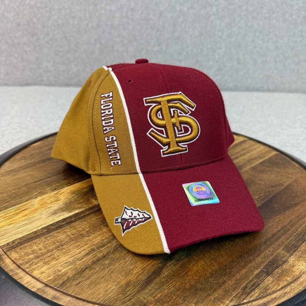 Florida State Seminoles Hat FSU Adjustable Garnet Gold Two Tone Twins Enterprise